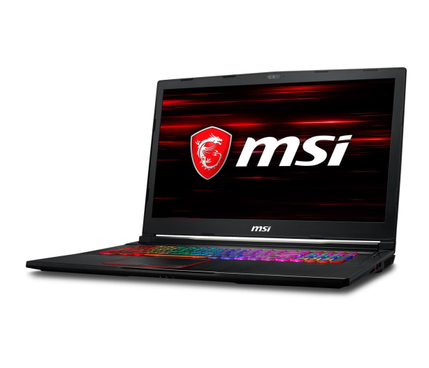 MSI GE73 i7-8750H/8GB/1TB+SSD128GB/GTX1060GB-6GB/17,3" FHD/W10 RGB 8RE-003PL - 422275 - zdjęcie 3